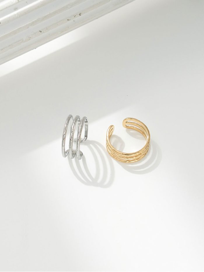 Anillo efecto triple