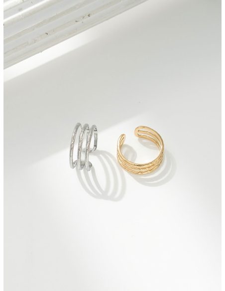 Anillo efecto triple