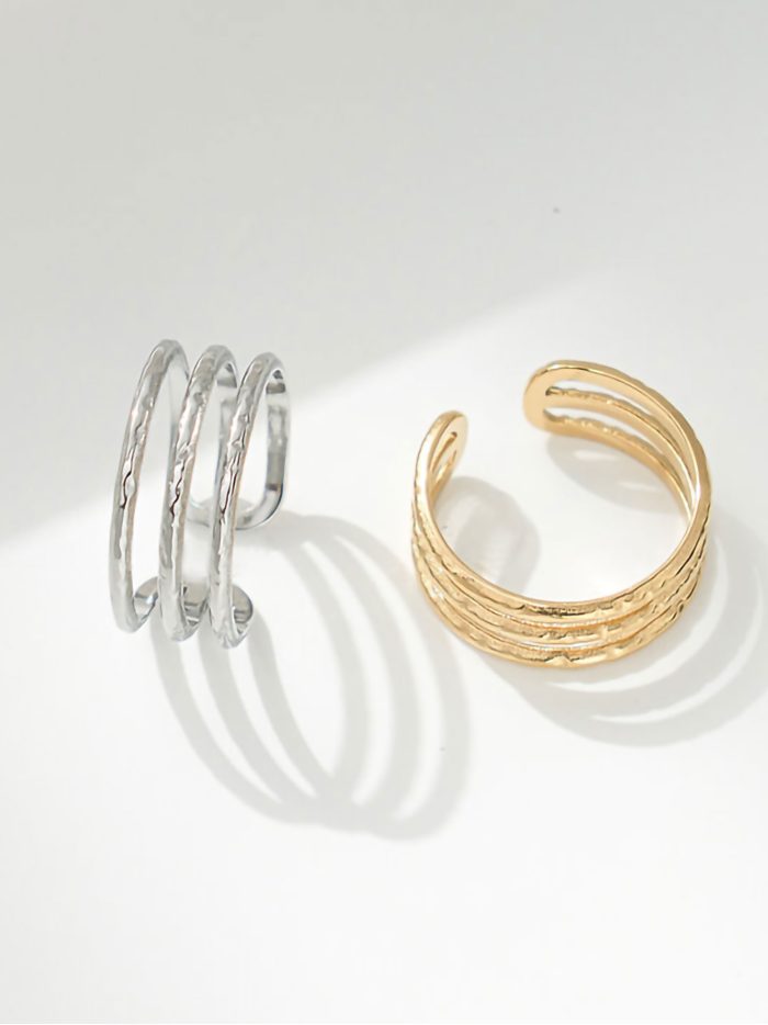 Anillo efecto triple