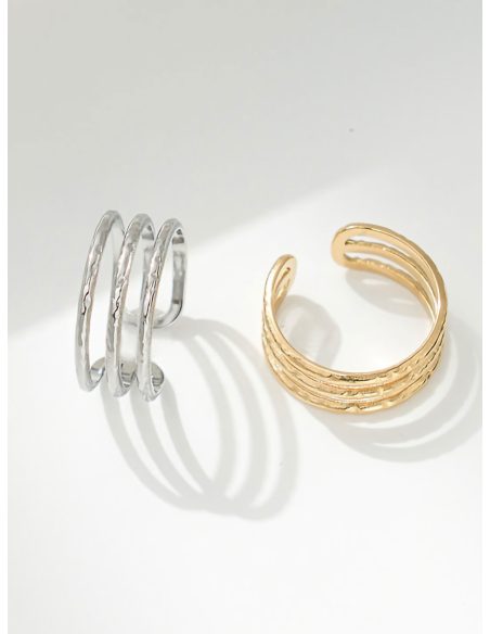 Anillo efecto triple