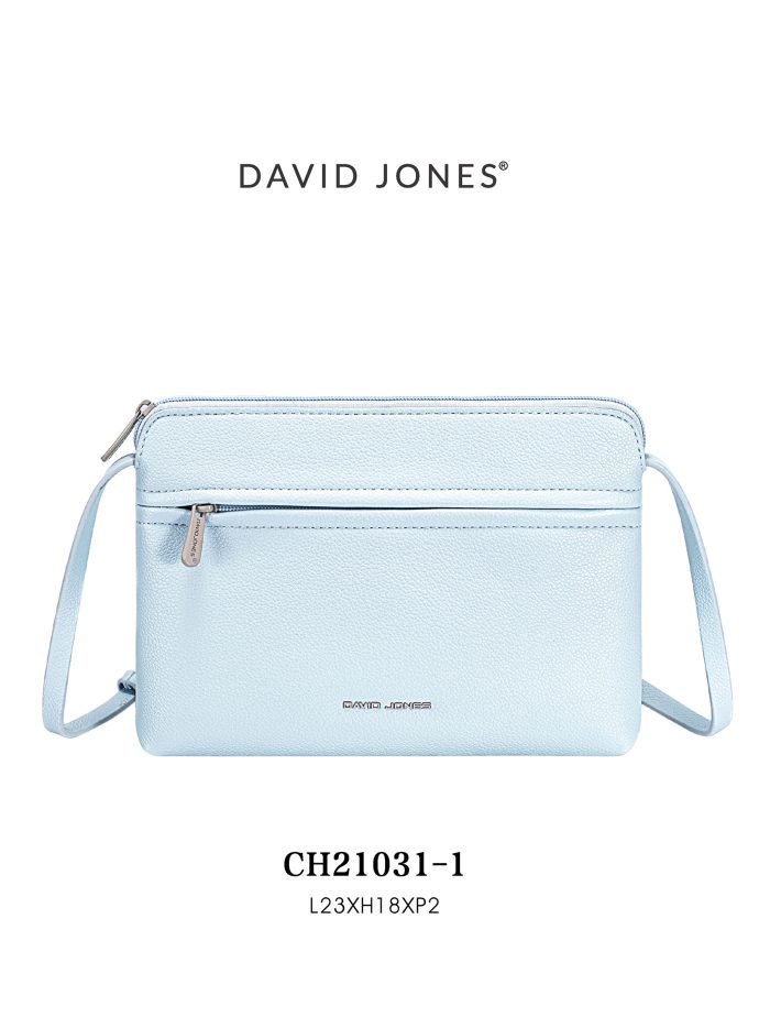 Borsa a tracolla compatta con tasca frontale