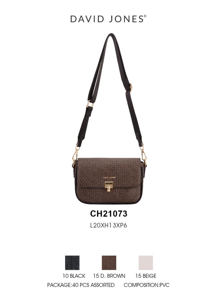 Bolso bandolera solapa y hebilla