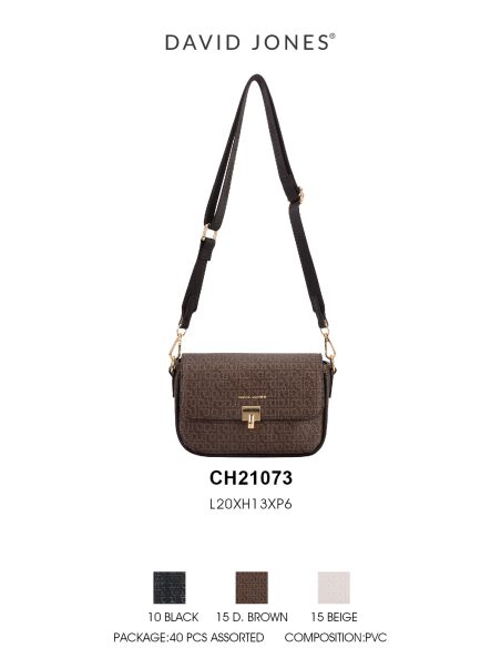 Bolso bandolera solapa y hebilla