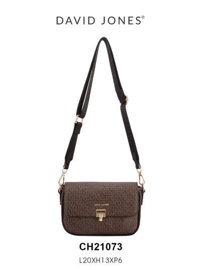 Bolso bandolera solapa y hebilla