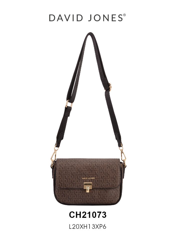 Bolso bandolera solapa y hebilla