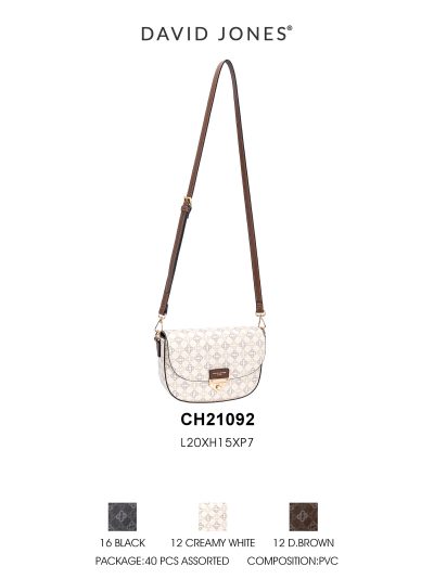 Bolso bandolera tipo saddle con estampado 2