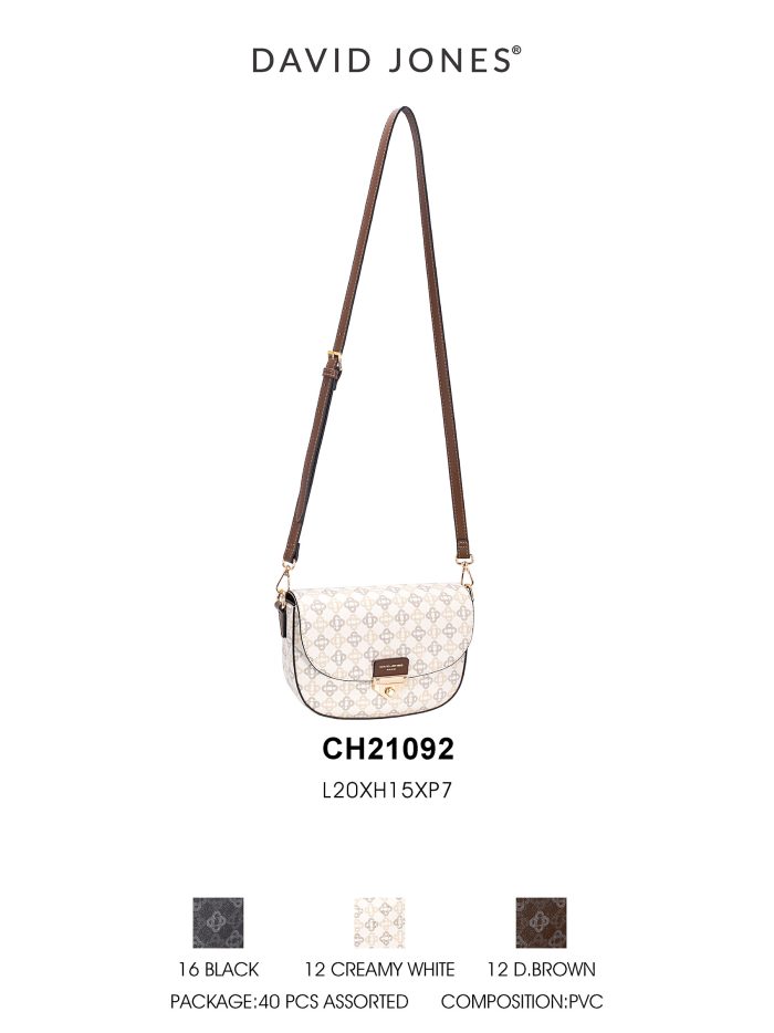 Bolso bandolera tipo saddle con estampado