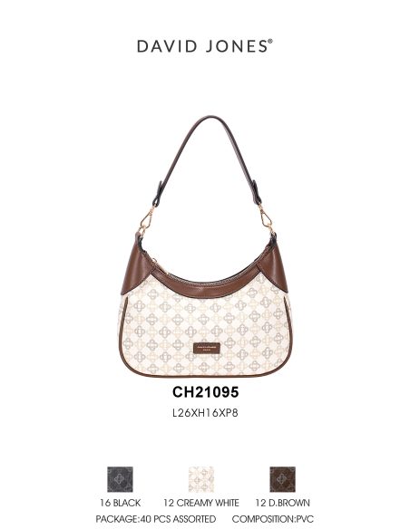 Bolso hobo con estampado y ribetes en contraste