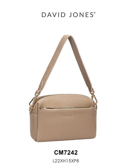 Bolso bandolera compacto con bolsillo delantero