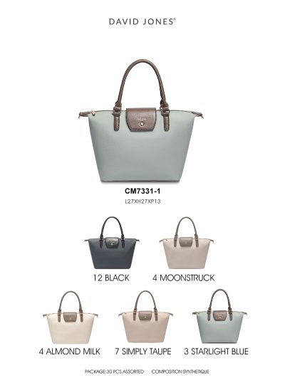 Bolso shopper contraste cremallera 2