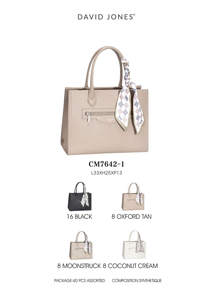 Borsa tote grande con foulard decorativo