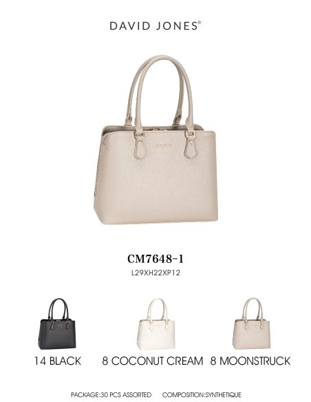 Bolsa de mão minimalista de alça dupla