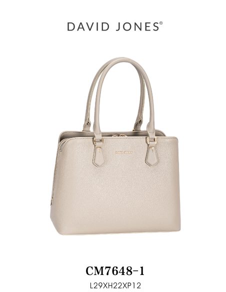 Bolsa de mão minimalista de alça dupla