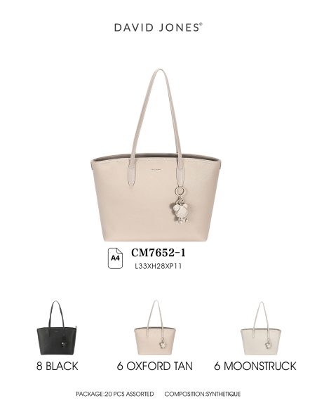 Bolso shopper A4 con colgante