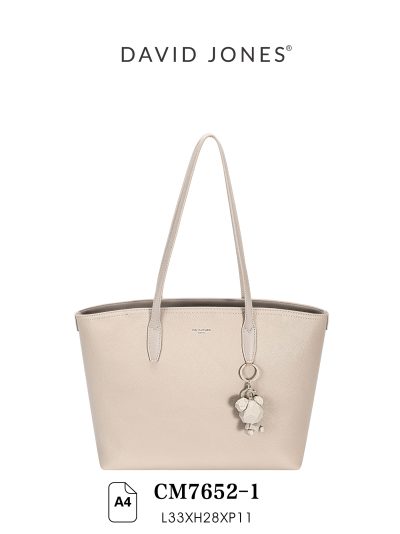 Bolso shopper A4 con colgante