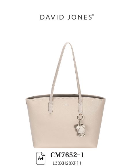 Bolso shopper A4 con colgante