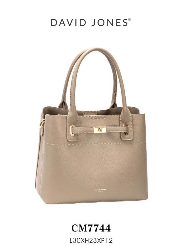 Borsa tote dettaglio metallico