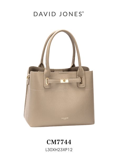 Borsa tote dettaglio metallico