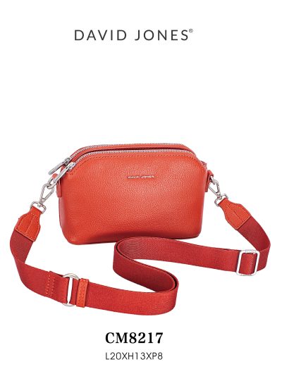 Bolso bandolera doble cremallera