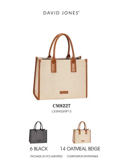 Bolso tote asas en contraste 2