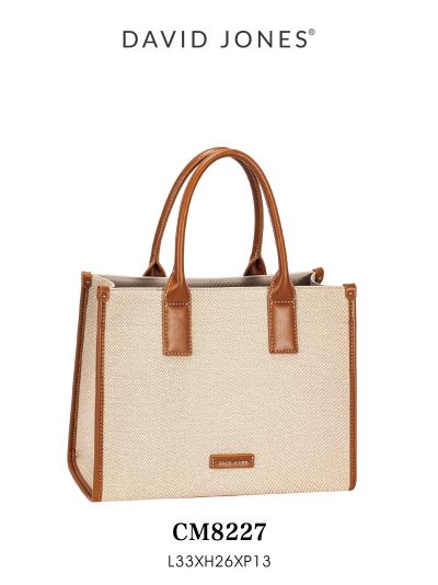 Bolso tote asas en contraste