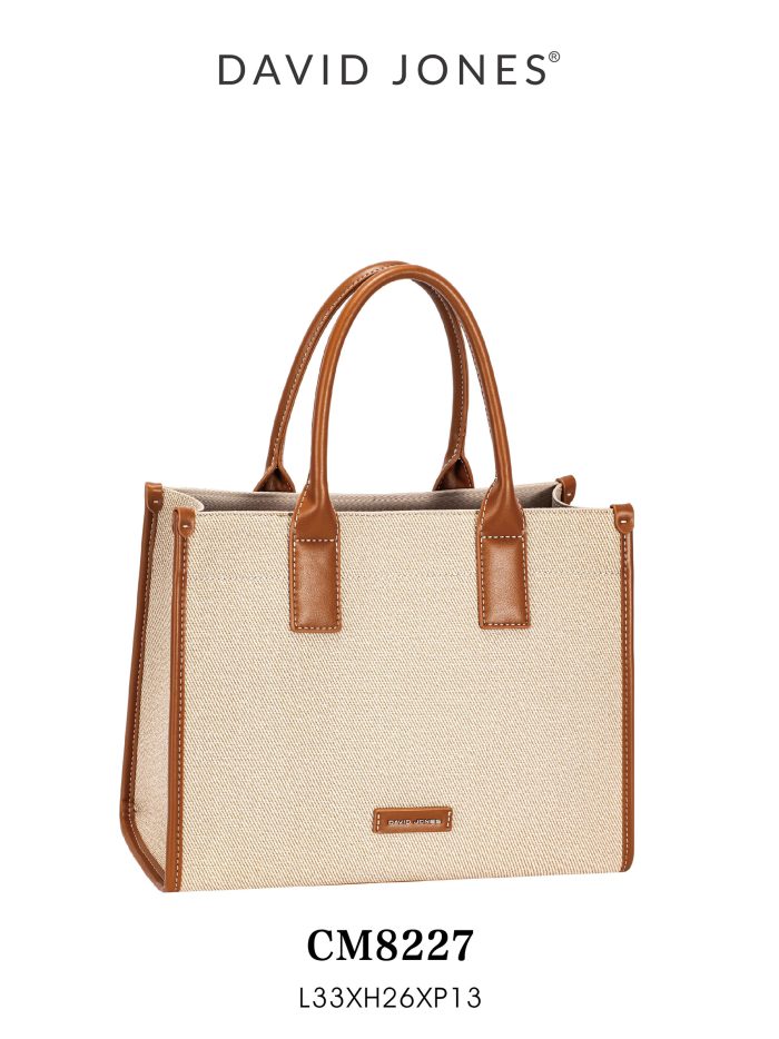 Bolso tote asas en contraste