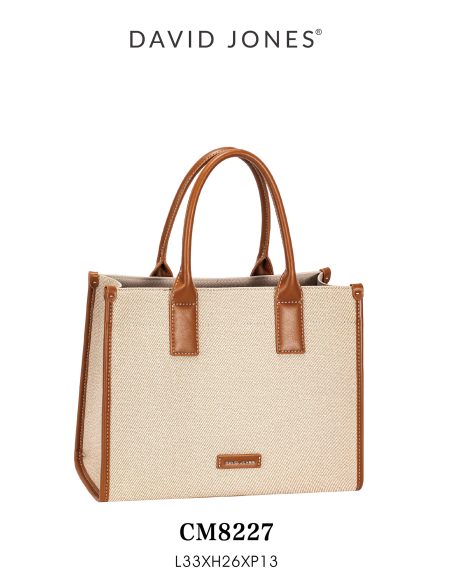 Bolso tote asas en contraste