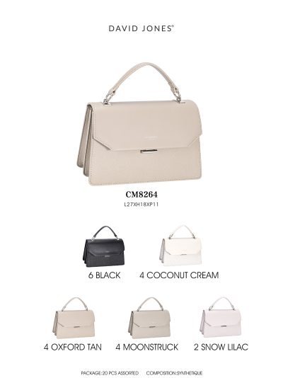 Bolso de mano solapa y cierre metálico 2