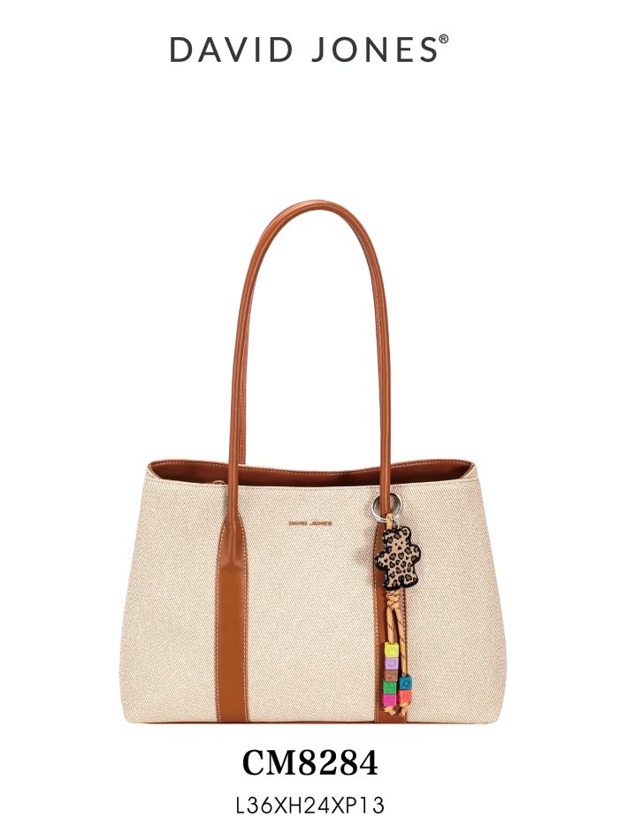 Bolso de hombro bicolor colgante