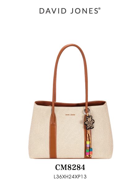 Bolso de hombro bicolor colgante