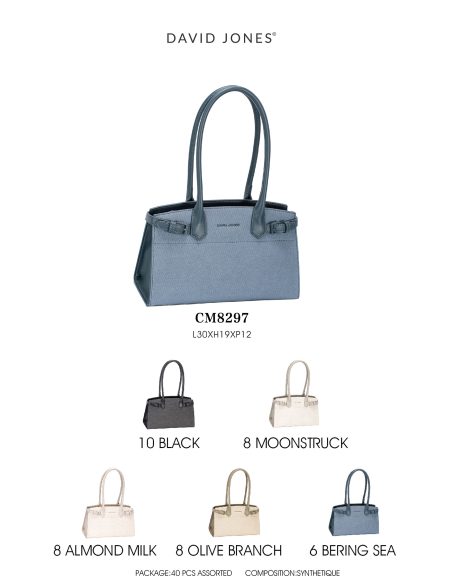 Bolso tote contraste con hebillas laterales