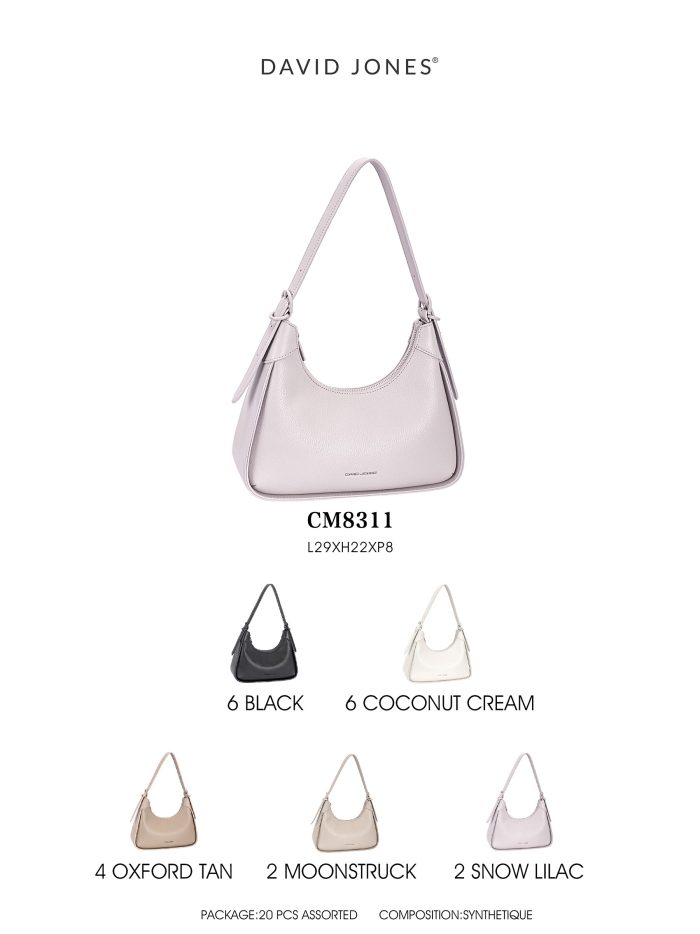 Bolso hobo de hombro minimalista