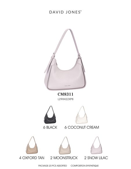 Bolso hobo de hombro minimalista