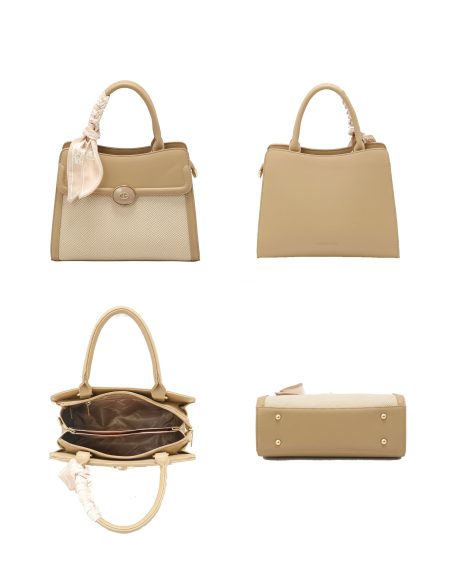 Sac à main avec foulard décoratif