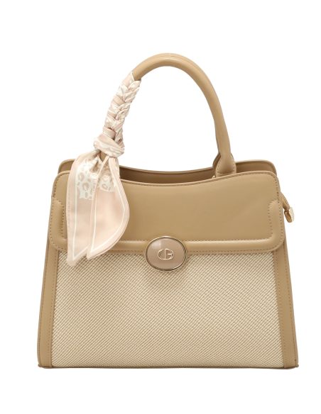 Sac à main avec foulard décoratif