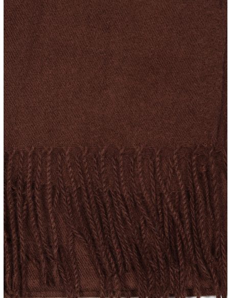 Cachecol básico com franjas