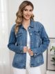 Cazadora denim clásica tallas grandes