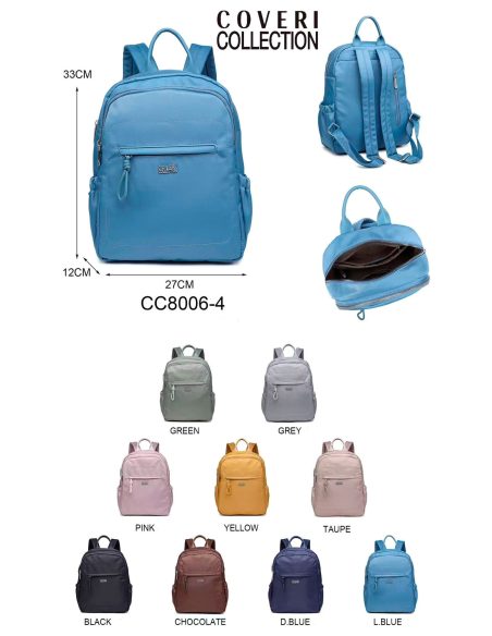 Mochila nylon bolsillos