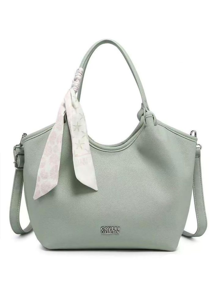 Borsa a tracolla con dettaglio fazzoletto