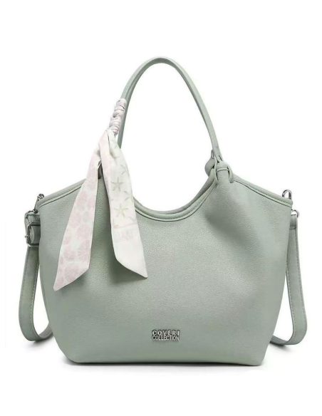 Borsa a tracolla con dettaglio fazzoletto