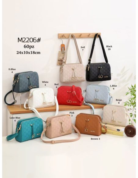 Sac bandoulière détail anneaux