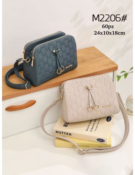 Sac bandoulière détail anneaux