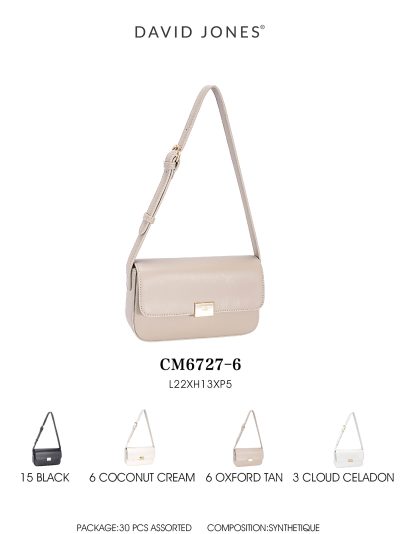 Bolso bandolera mini con solapa y cierre metálico 2