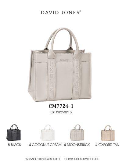 Bolso tote con logo en relieve 2