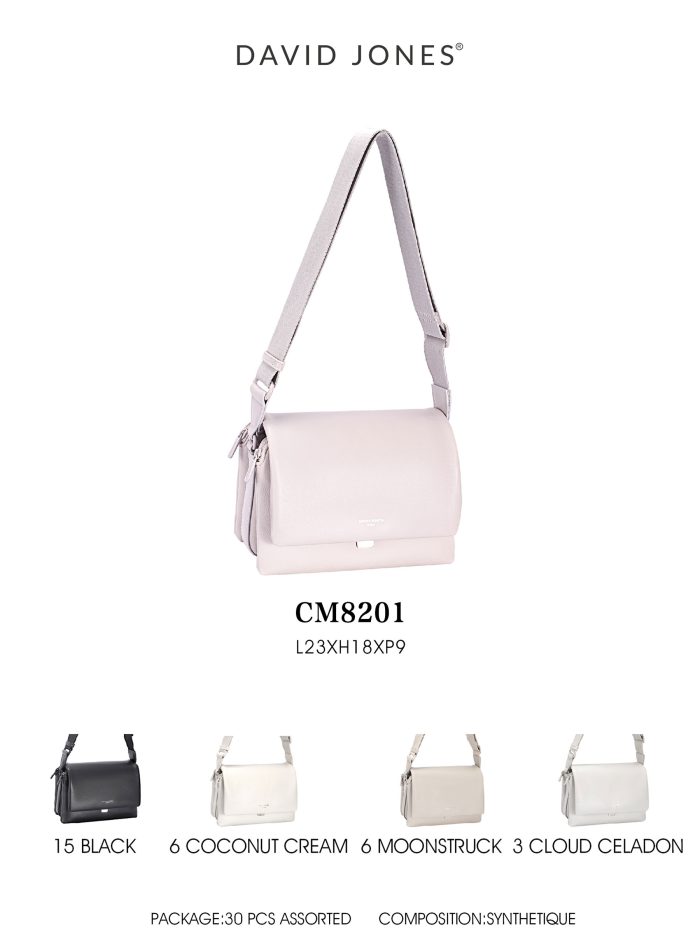 Bolso bandolera con solapa