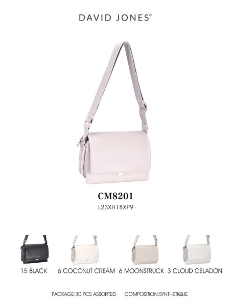 Bolso bandolera con solapa