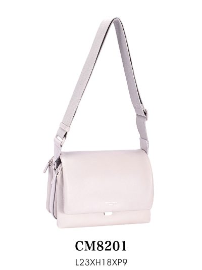 Bolso bandolera con solapa