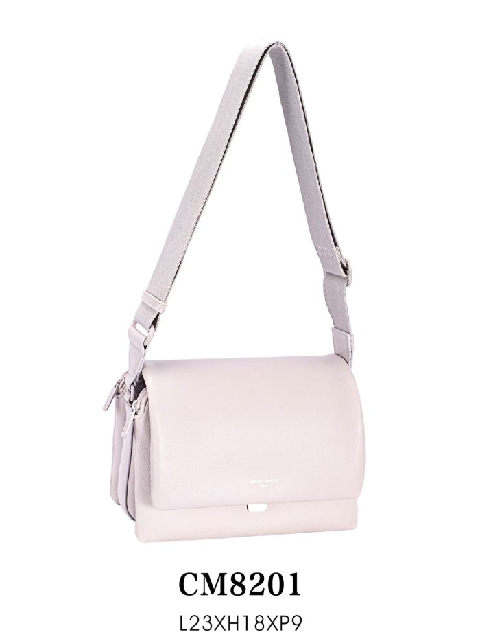 Bolso bandolera con solapa