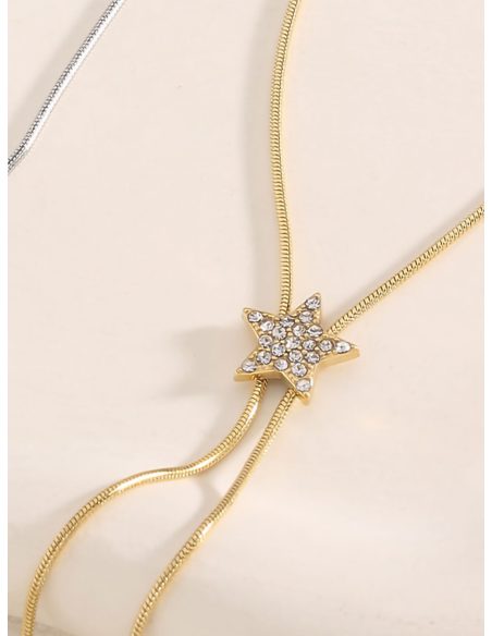 Collar estrella con circonitas