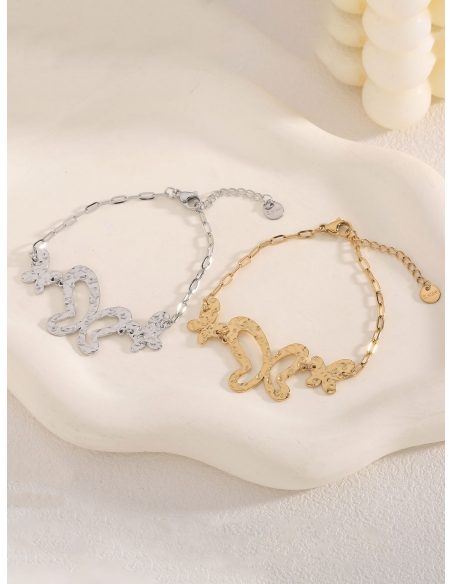 Bracciale farfalla testura